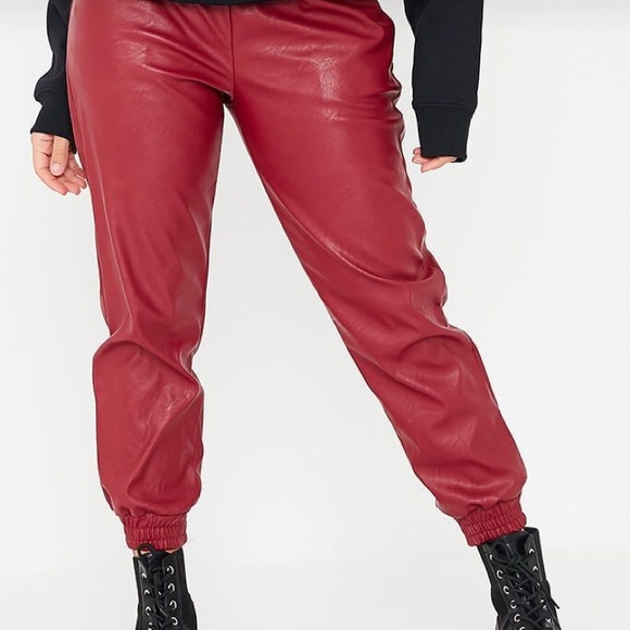 Bloggers Fav Zara Red Faux Leather 